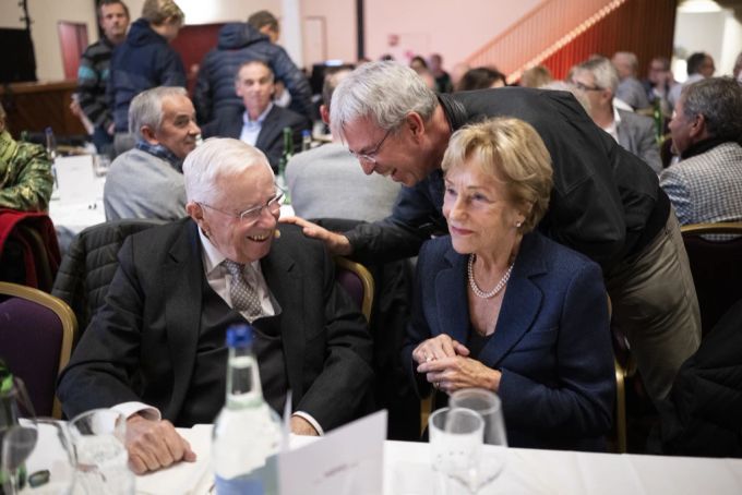 Christoph Blocher mit seiner Frau Silvia bei der Veranstaltung von «Pro Schweiz». Blocher
