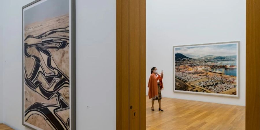 Werk von Andreas Gursky im Museum der bildenden Künste in Leipzig 2021