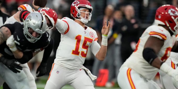 Chiefs-Quarterback Patrick Mahomes hat einen Rekord aufgestellt. NFL