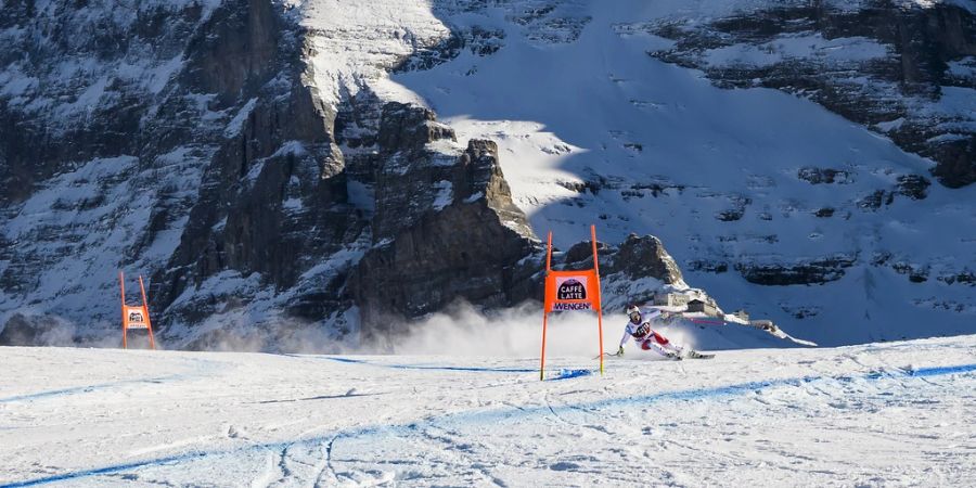 Lauberhorn Wengen Abfahrt Feuz