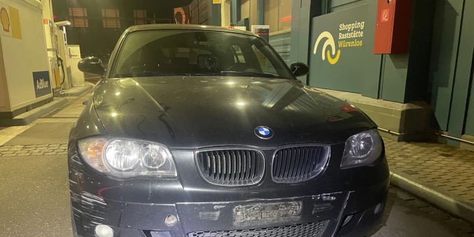 Zofingen AG - Betrunkener BMW-Lenker flüchtet nach Kollision