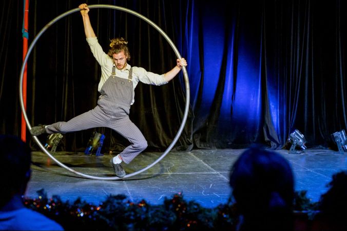 Artist Wout in der Manege.
