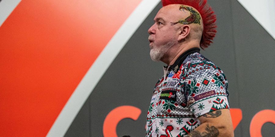 Titelverteidiger Peter Wright ist bei der Darts-WM früh gescheitert.
