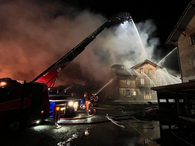 Die Feuerwehr war rasch vor Ort. Feuerwehr