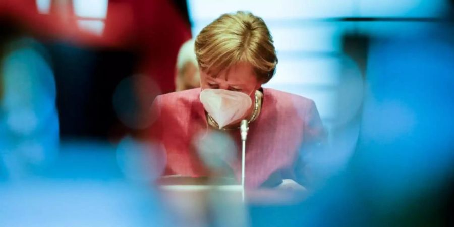 Bundeskanzlerin Angela Merkel drückt bei Verschärfung des Klimaschutzgesetzes aufs Tempo. Foto: Markus Schreiber/AP POOL/dpa