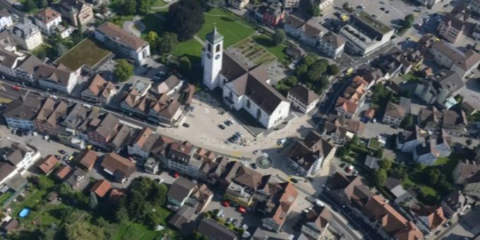 Gossau aus der Luft.