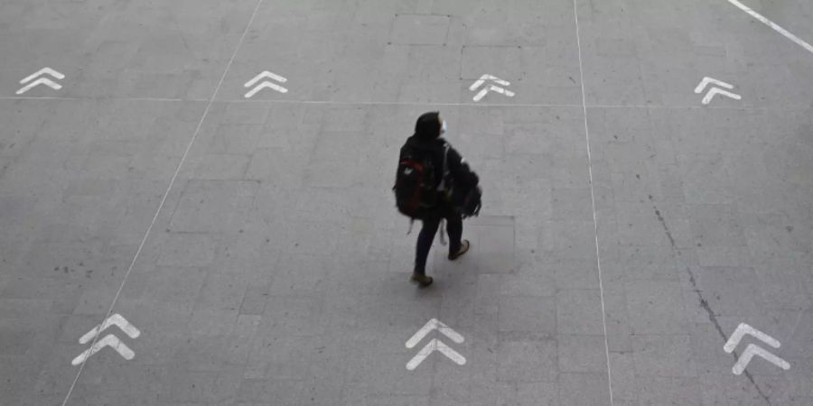 Ein Passant in Rennes