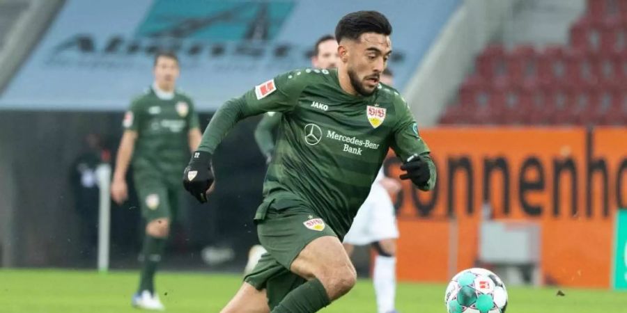 Fällt verletzt für den VfB Stuttgart aus: Nicolas Gonzalez. Foto: Matthias Balk/dpa