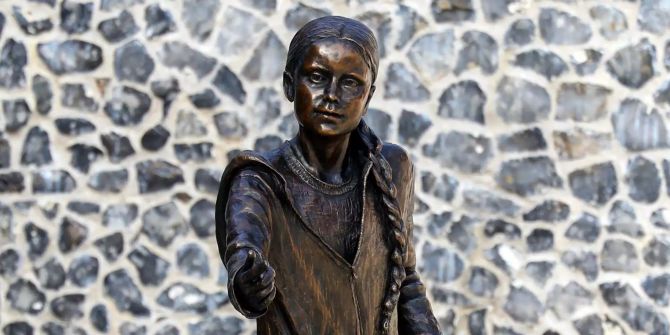 Greta Thunberg-Statue in Grossbritannien