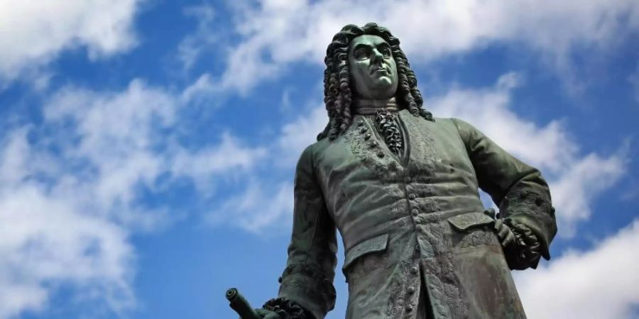 Das Denkmal von Georg Friedrich Händel in Halle. Foto: Jan Woitas/dpa-Zentralbild/dpa