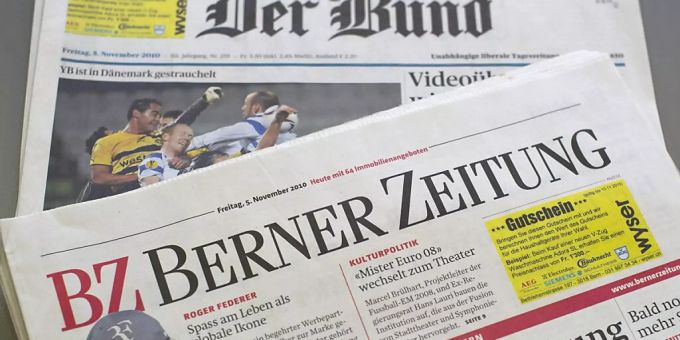 Fusionen und Kürzungen wie auf dem Berner Medienplatz sorgten für Kritik an der Strategie der TX Group. tx