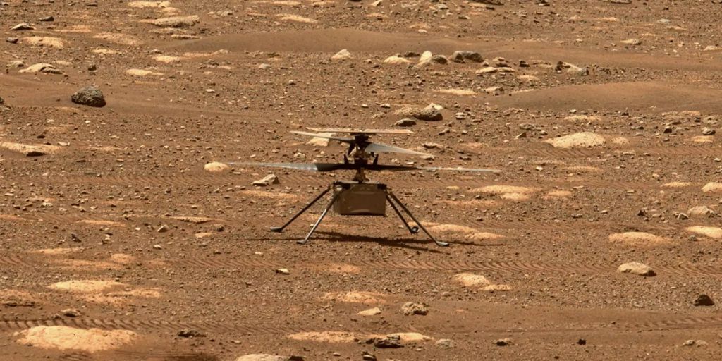 Auf Dem Mars: Ingenuity Fotografiert Eigenen Landeplatz