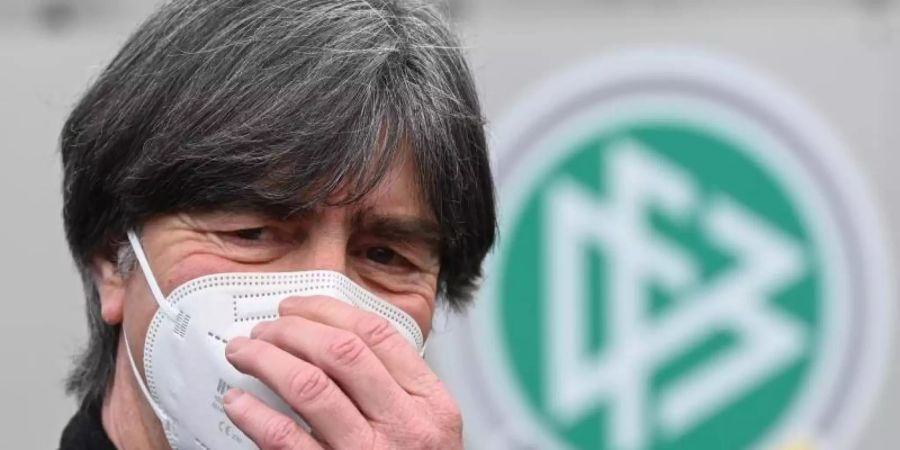 Entscheidet im Mai über den finalen EM-Kader: Bundestrainer Joachim Löw. Foto: Arne Dedert/dpa