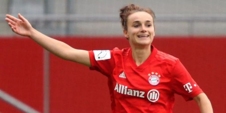 Trifft mit Bayerns Fussball-Frauen auf den FC Chelsea: Lina Magull. Foto: Adam Pretty/Getty Images Europe/Pool/dpa