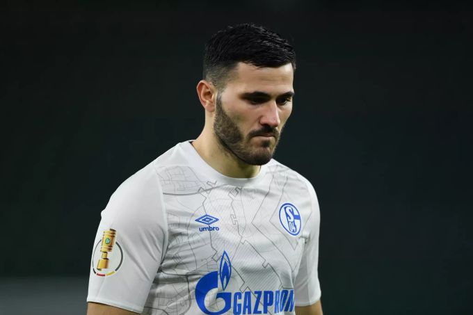 Sead Kolasinac im Einsatz für Schalke 04. Sead Kolasinac Schalke 04
