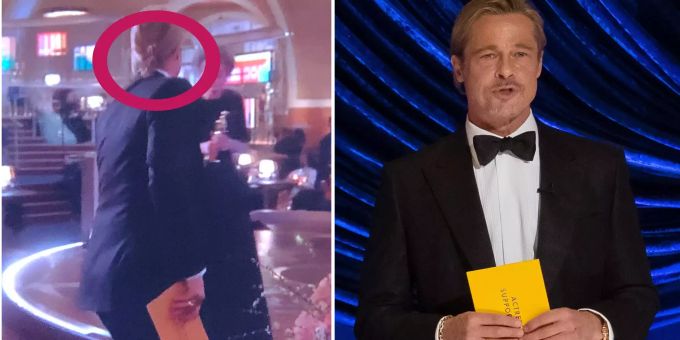 Auch das noch! - Brad Pitt sorgt mit Wuschel-Frisur für Oscar-Getuschel