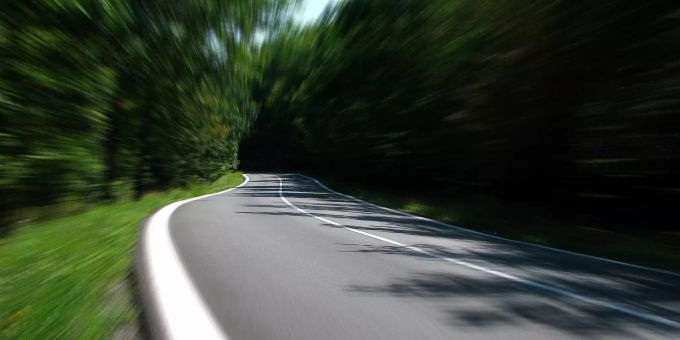 Eine Strasse. Strasse
