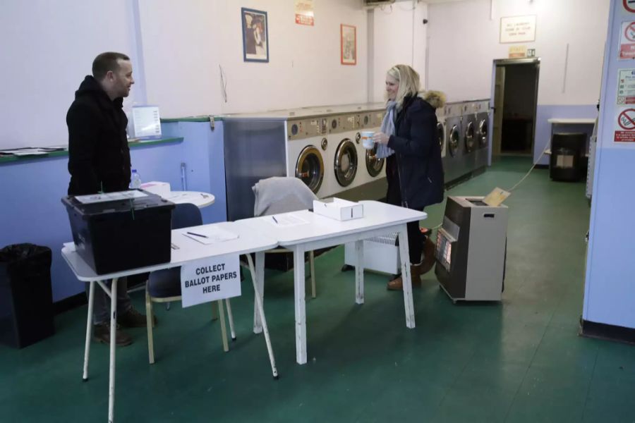 In Oxford kann auch im Wasch-Center «Ace Laundrette» die Stimme abgegeben werden.