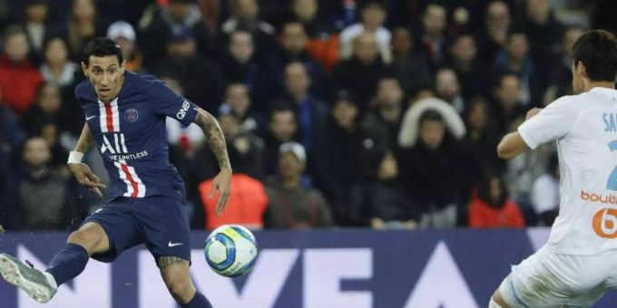 PSG-Profi Angel Di Maria (l) bei einer Hereingabe. Foto: Kamil Zihnioglu/AP/dpa PSG-Profi Angel Di Maria (l) bei einer Hereingabe. Foto: Kamil Zihnioglu/AP/dpa