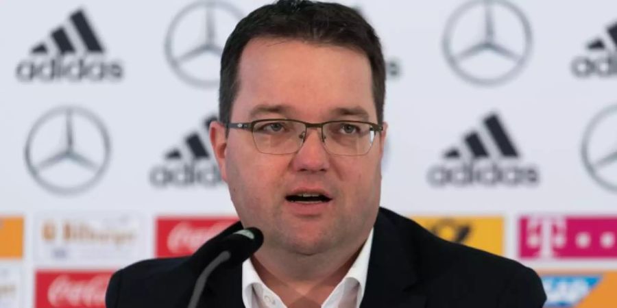 Schatzmeister des Deutschen Fussball-Bundes: Stephan Osnabrügge. Foto: Frank Rumpenhorst