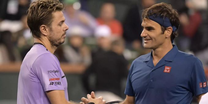 Am Freitag wäre es zum 27. Duell von Stan Wawrinka und Roger Federer gekommen. Daraus wird nun nichts, der Romand gibt für den Viertelfinal der Swiss Indoors wegen Rückenschmerzen Forfait roger federer Stan Wawrinka