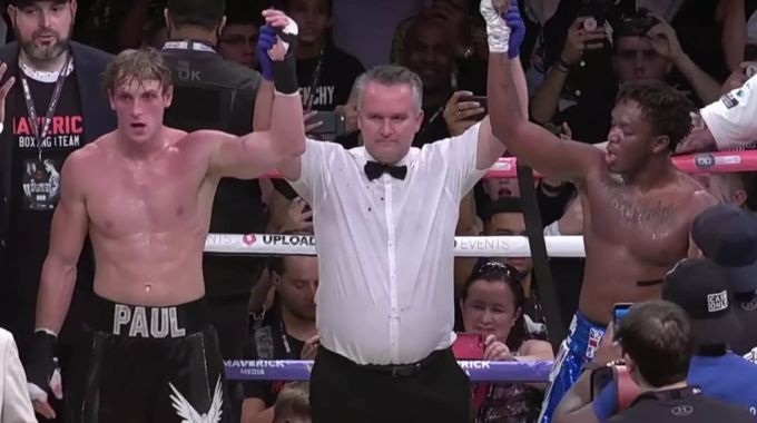 Der erste Kampf von Logan Paul und Olajide William alias KSI endete unentschieden. paul vs. KSI