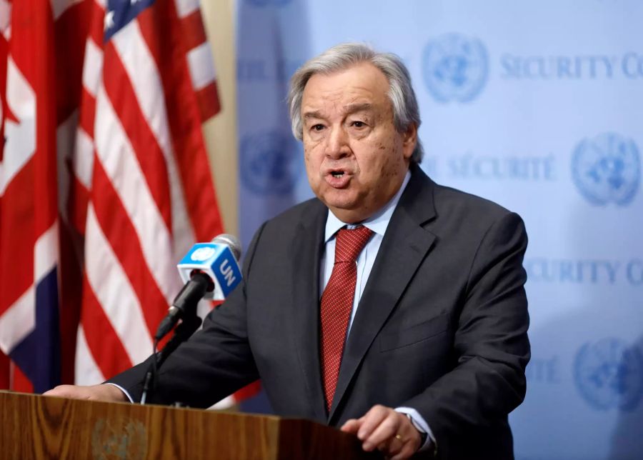 Konflikt Iran - Guterres