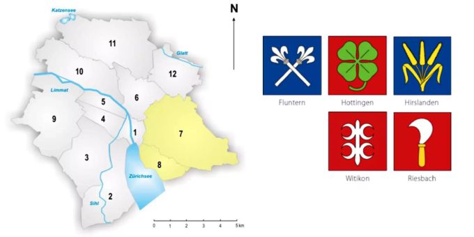 Die SVP Sektionspartei Kreis 7 und 8 der Stadtzürcher SVP umfasst das rechte Zürichseeufer. svp
