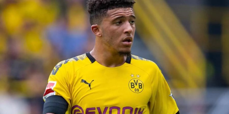 Erhielt eine hohe Geldstrafe vom BVB: Jadon Sancho. Foto: Guido Kirchner/dpa