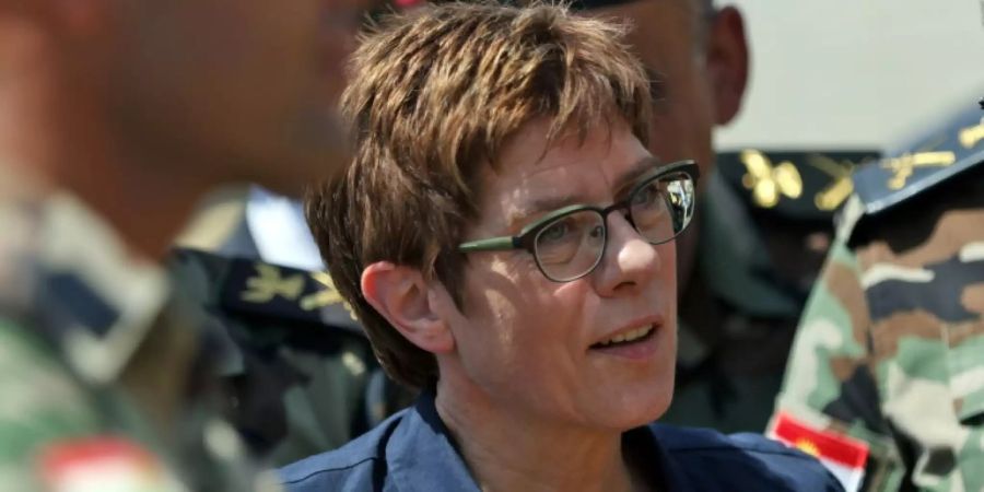 Verteidigungsministerin Kramp-Karrenbauer