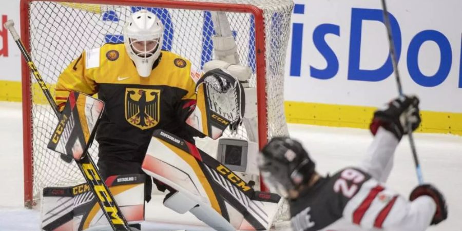 Das deutsche U20-Team hatte gegen Kanada keine Chance. Foto: Ryan Remiorz/The Canadian Press/AP/dpa