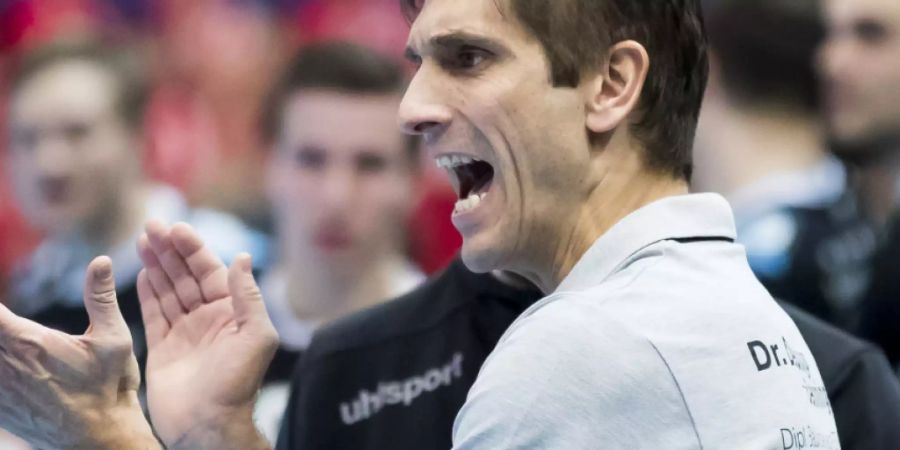 Trainer Adrian Brüngger bleibt mit Pfadi Winterthur erster Verfolger von Kriens-Luzern