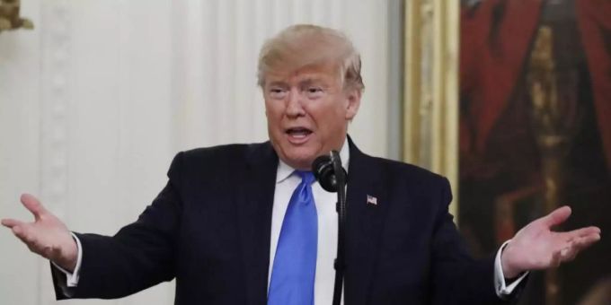US-Präsident Donald Trump ist schwer unzufrieden mit dem Vorgehen der Demokraten. Foto: Alex Brandon/AP/dpa US-Präsident Donald Trump ist schwer unzufrieden mit dem Vorgehen der Demokraten. Foto: Alex Brandon/AP/dpa