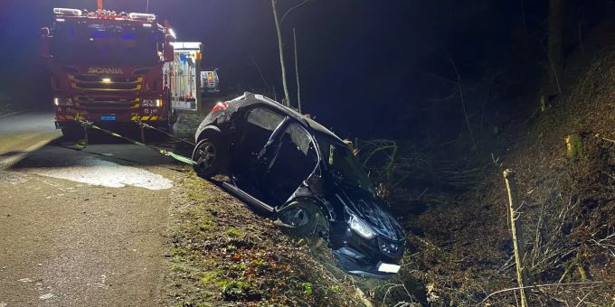 Unfall in Hallau.