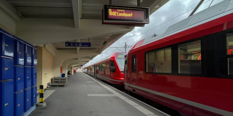 Bahnhof Davos Platz.