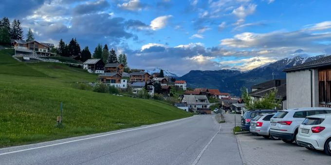 Ausblick auf die Gemeinde Flerden. Ausblick auf die Gemeinde Flerden.