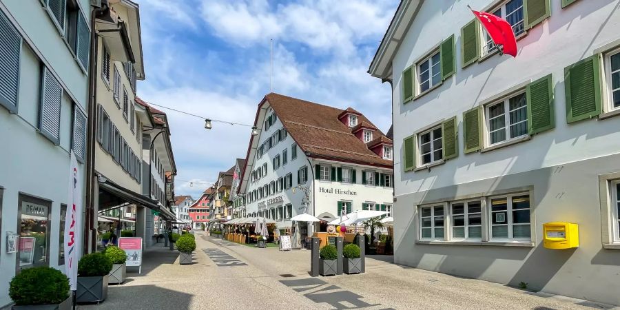 Die Altstadt der Gemeinde Küssnacht (SZ).