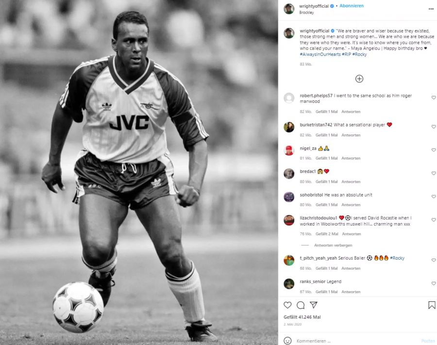 Für die «Gunners» erzielte er 153 Tore in 258 Spielen.