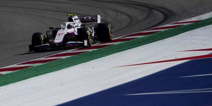Mick Schumacher im Einsatz beim GP in Texas (USA). Mick Schumacher