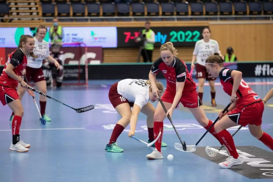 Schweiz Lettland Unihockey-WM