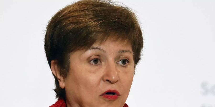 Die IWF-Chefin Kristalina Georgiewa blickt nach der Rückenstärkung durch das IWF-Führungsgremium auf kommende Herausforderungen. (Archivbild)