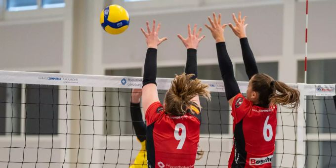 Die Damen des BTV Aarau gegen Volley Köniz