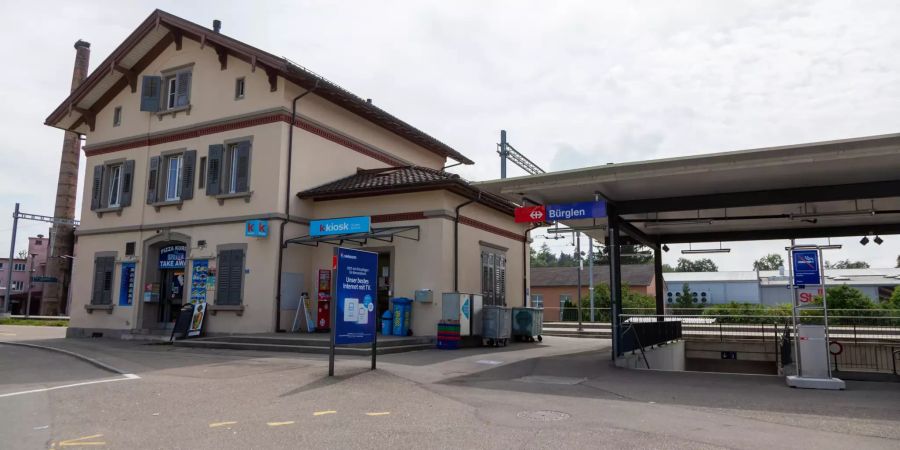 Der Bahnhof in Bürglen (TG).