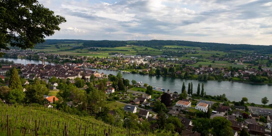 Aussicht über Stein am Rhein.