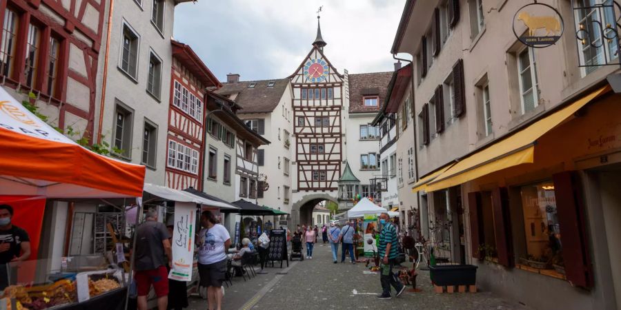 Das Obertor in Stein am Rhein.