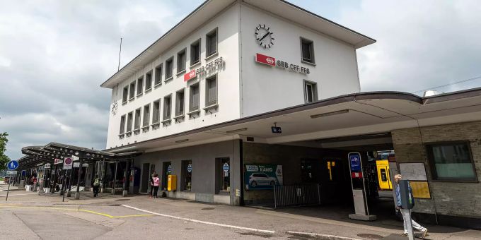 Der Bahnhof Burgdorf. Der Bahnhof Burgdorf.