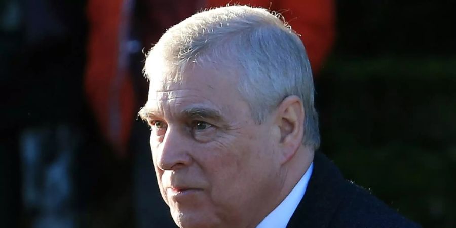 Le prince Andrew le 19 janvier 2020 à Hillington, dans le Norfolk