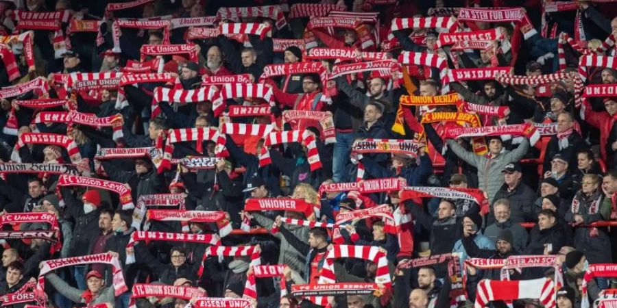 Union Berlin will gegebenenfalls auch vor 3000 Fans spielen. Foto: Andreas Gora/dpa