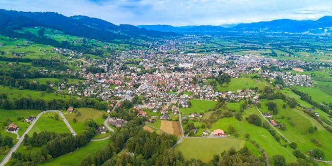 Blick auf Altstätten