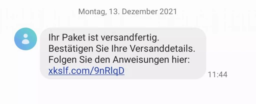 Nachricht Spam